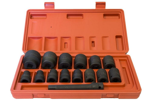 1/2" Sechskant Steckschlüssel Set 10mm-32mm, 15 Teilig (JQ-12-15set)