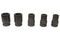 1" hexagon socket wrench set 22mm-41mm, length: 80mm, 5 pieces (JQ-80-1-5set) 