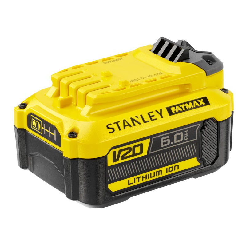 Batterie 18V/6,0Ah Batterie FatMax V20 Li-Ion (STANLEY SFMCB206-XJ)