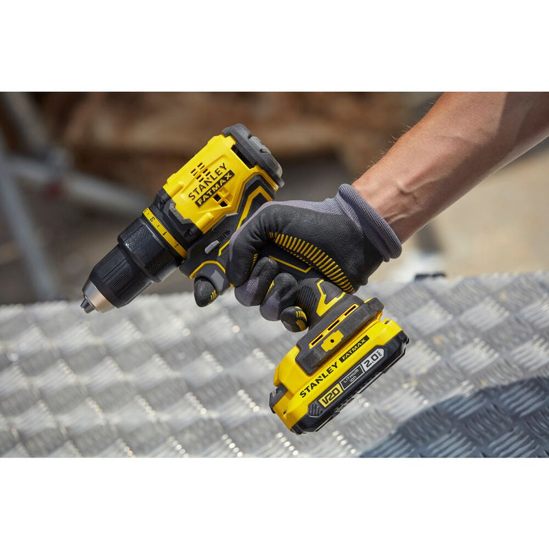 Perceuse-visseuse sans fil FATMAX V20 18V/2x2Ah, en étui (STANLEY SFMCD710D2K-QW)