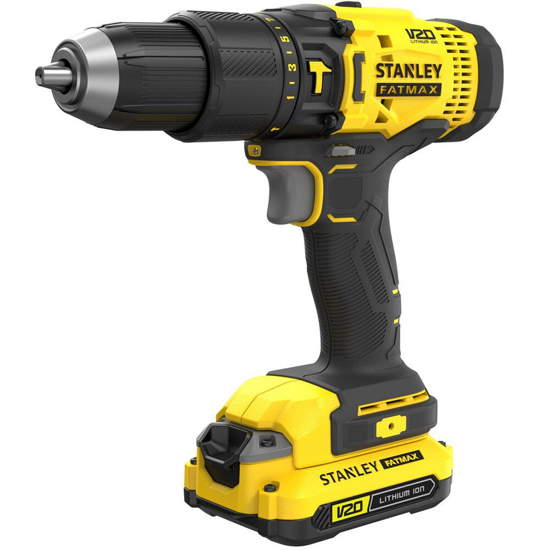 18V/1.5Ah FATMAX cordless impact drill, 2 batteries (STANLEY SFMCD711C2K-QW)