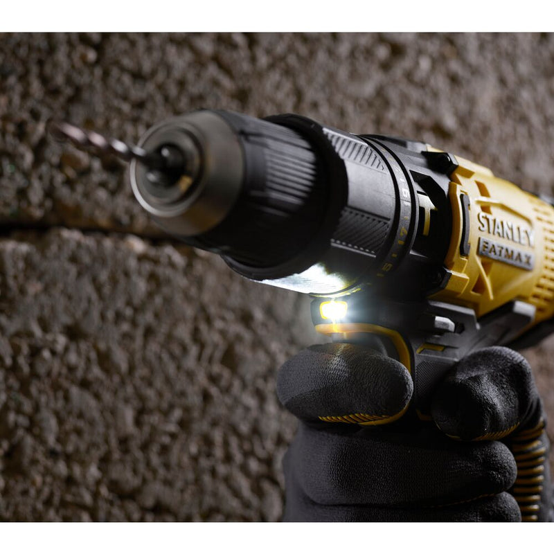 18V/1.5Ah FATMAX cordless impact drill, 2 batteries (STANLEY SFMCD711C2K-QW)