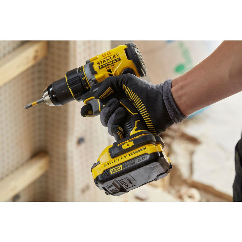 18V FATMAX cordless drill/driver V20, without battery (STANLEY SFMCD720B-XJ)