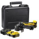 18V2x2Ah FATMAX cordless angle grinder 125mm in case (STANLEY SFMCG700M2K-QW)