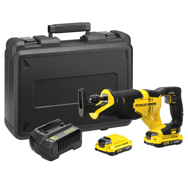 18V FATMAX cordless reciprocating saw (V20/2x2Ah) in case (STANLEY SFMCS300D2K-QW)