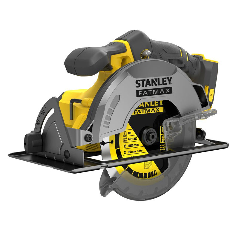 18V FATMAX cordless circular saw (20V) Ø165mm, without battery (STANLEY SFMCS500B-XJ)