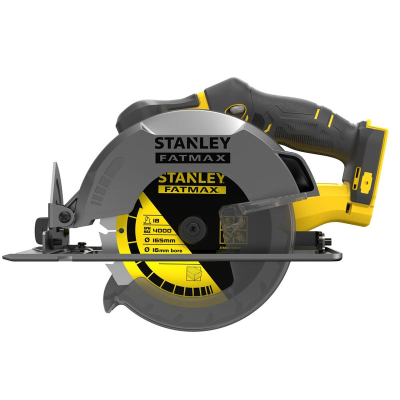 18V FATMAX cordless circular saw (20V) Ø165mm, without battery (STANLEY SFMCS500B-XJ)