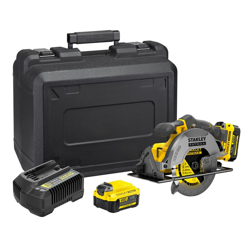 18V/2x4Ah FATMAX cordless circular saw V20, case (STANLEY SFMCS500M2K-QW)