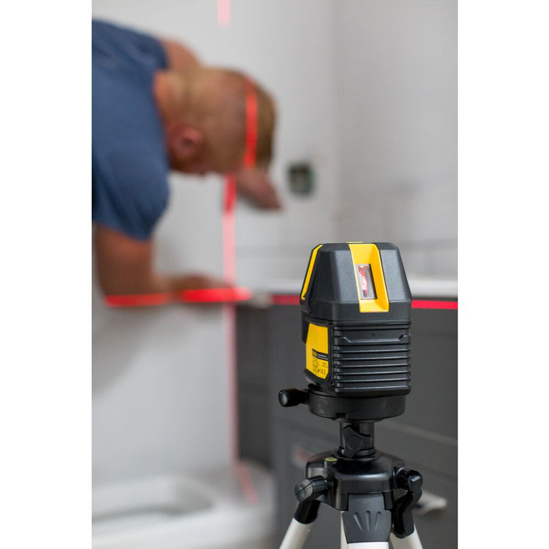 Laser lignes croisées, Multiline 4V1H rouge 10 m (STANLEY STHT77514-1)