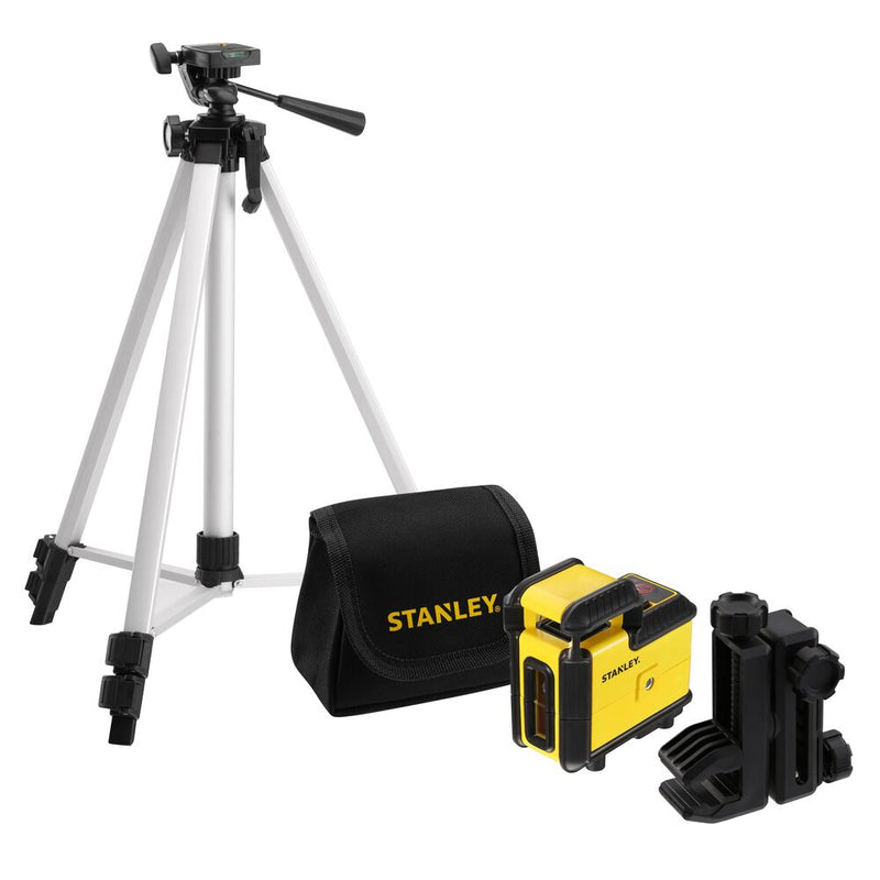 Linenlaser Cross360 – rot, Alu-Stativ mit 1/4", Bag (STANLEY STHT77640-1)