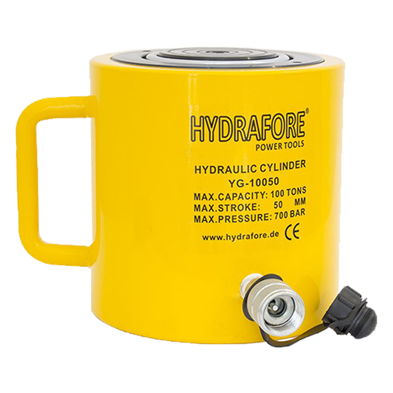 Einzelwirkender Hydraulikzylinder (100 Ton, 50 mm) (YG-10050)