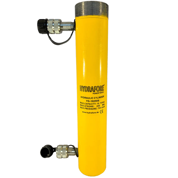 Double Acting Hydraulic Cylinder with Collar Thread (10T-250mm) (YG-10250SCT) 