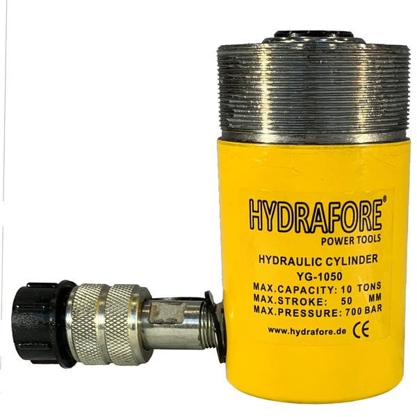 Single Acting Hydraulic Cylinder with Collar Thread (10Ton, 50mm) (YG-1050CT)