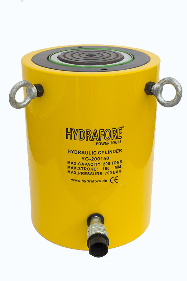 Single Acting Hydraulic Cylinder (200 Ton, 150mm) (YG-200150)