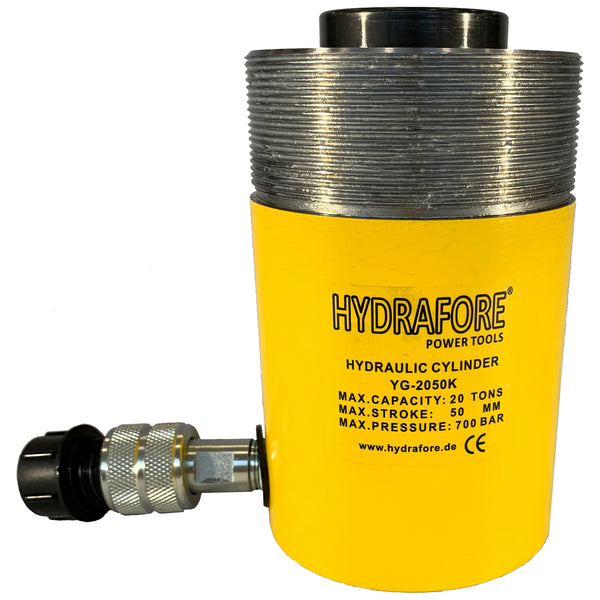 Collar Threaded Hollow Cylinder (20 Ton, 50mm) (YG-2050KCT)