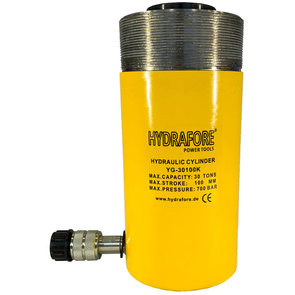 Collar Threaded Hollow Cylinder (30 Ton, 100mm) (YG-30100KCT)