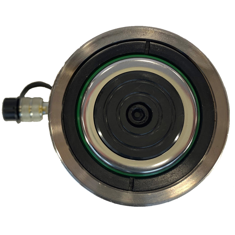 Vérin hydraulique à simple effet avec filetage de collier (30 tonnes - 150 mm) (YG-30150CT)