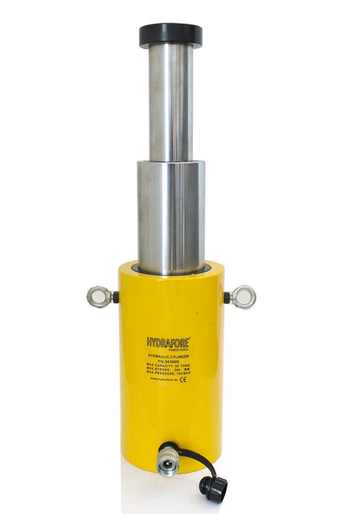 Single Acting Telescopic Cylinder (30 Ton, 300mm) (YG-30300D) 