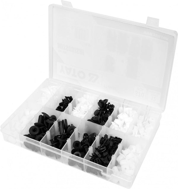 KFZ/Auto Befestigung Clips Sortiment Box 370tlg. MITSUBISHI (YATO YT-06659)