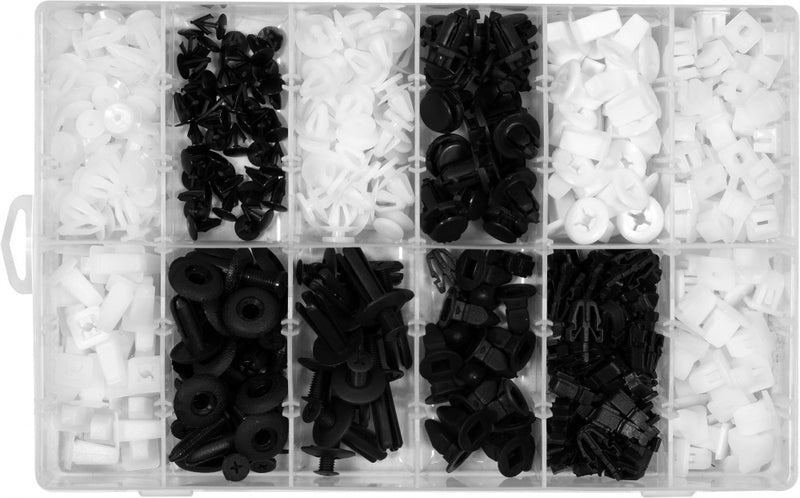 Boîte d'assortiment de clips de fixation voiture/voiture 370 pcs. MITSUBISHI (YATO YT-06659)