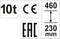 Hydraulic jack 10T / 230-460mm (YATO YT-17004)