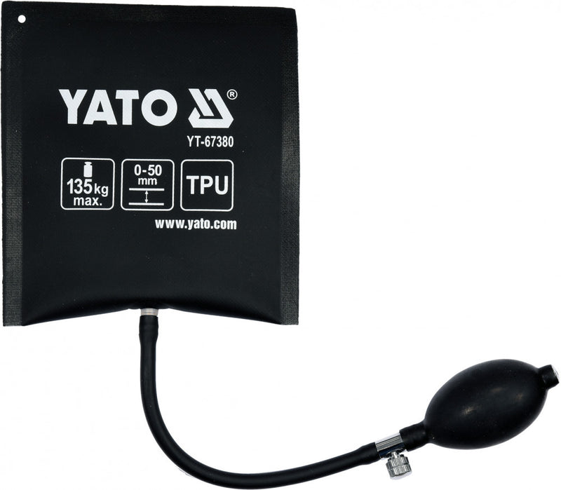YATO Montagehilfe Luftkissen 0-50mm, 50x160mm, 135 kg (YATO YT-67380)