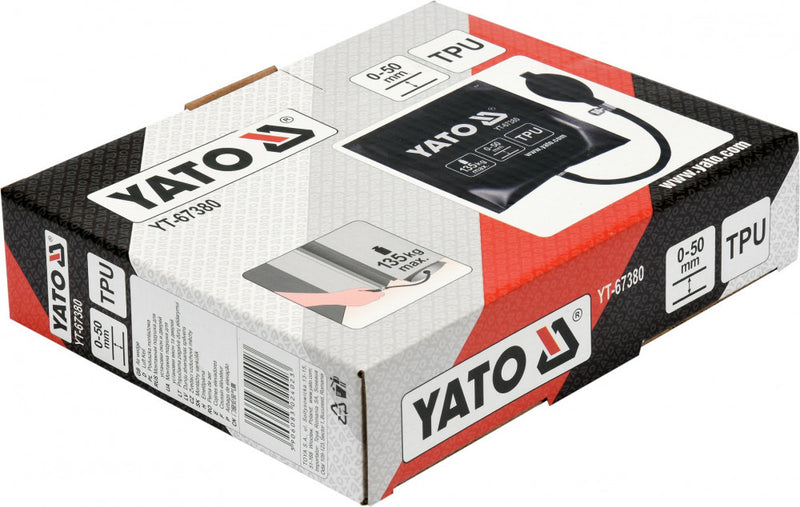 YATO Montagehilfe Luftkissen 0-50mm, 50x160mm, 135 kg (YATO YT-67380)