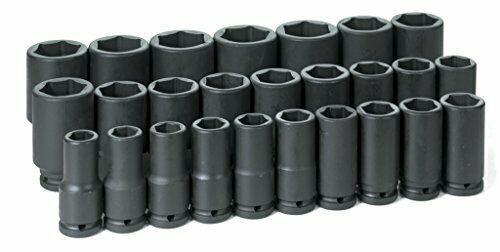 3/4" hex socket wrench set 26mm-50mm, 9 pieces (JQ-DI-34-9set) 