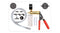 YATO Vakuum-Pumpe Bremsenentlüftungsgerät mit Manometer -1÷0bar (YT-0673)
