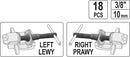 Bremskolbenrücksteller-Set für div. Automarken Bremssattel (YATO YT-0682)