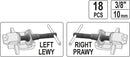 Kit de réinitialisation du piston de frein pour diverses marques de voitures, étrier de frein (YATO YT-0682)