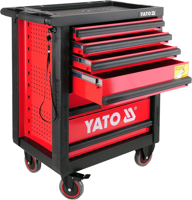 YATO workshop trolley, 6 drawers, 450kg, EMPTY (YT-0902)