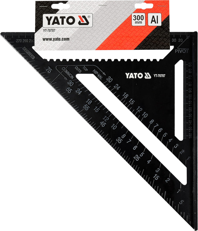 Carpenter's square, triangle ALU 300mm (YATO YT-70787)